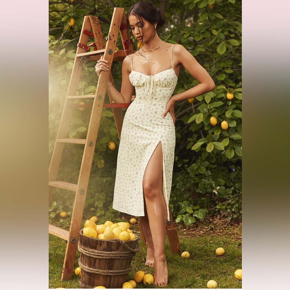 HOUSE OF CB Carina Bustier Midi Dress